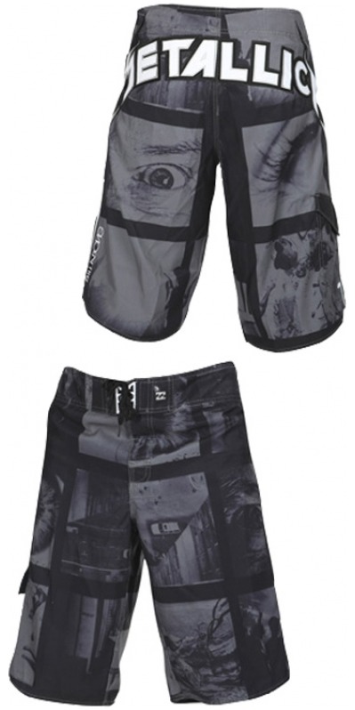 Metallica sale swim trunks